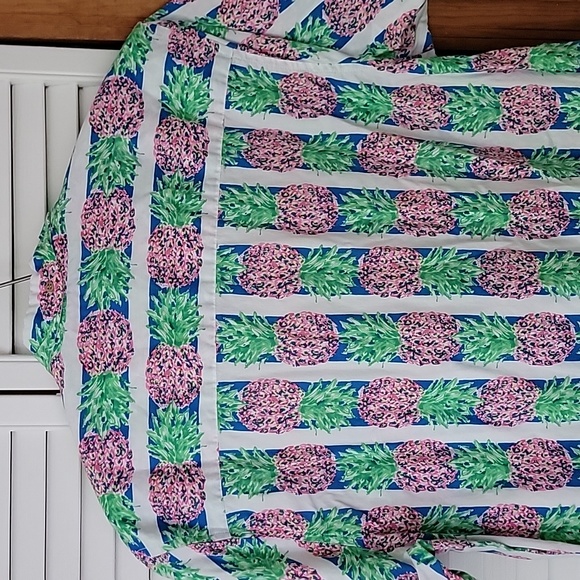 The Nutter Pineapple Striped Collared Tee - Picture 6 of 8